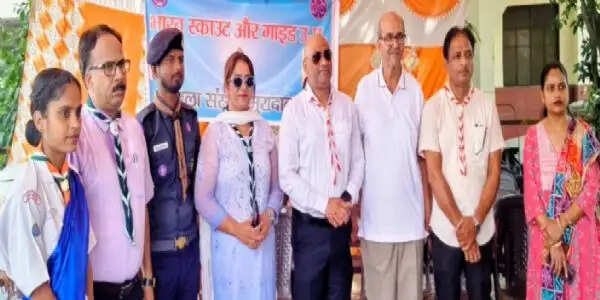 भारत स्काउट -गाइड संस्था सदैव देश सेवा और समाज सेवा के लिए समर्पित : शतानंद शर्मा