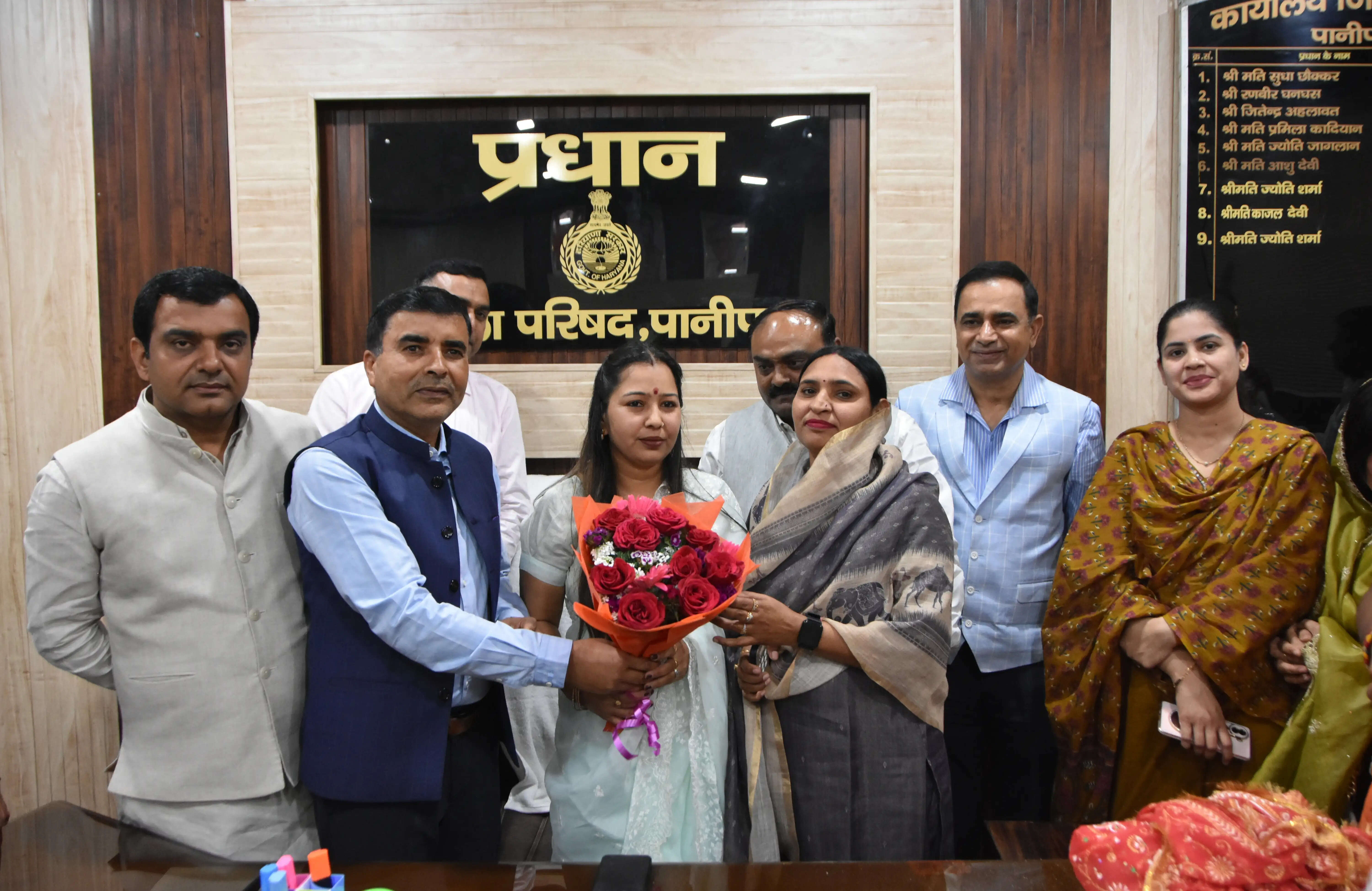 पानीपत: विकास को नई रफ्तार देने का संकल्प, ज्योति शर्मा ने ली शपथ