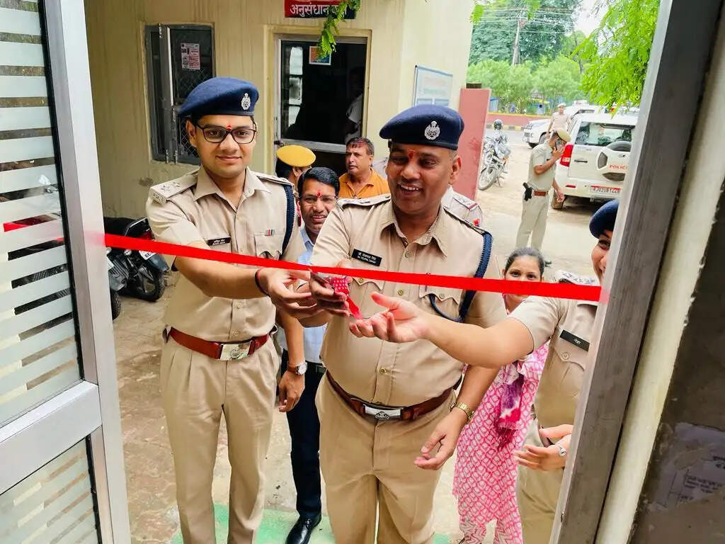 अलवर के एनईबी थाने में महिला सुरक्षा एवं सलाह केंद्र का शुभारंभ