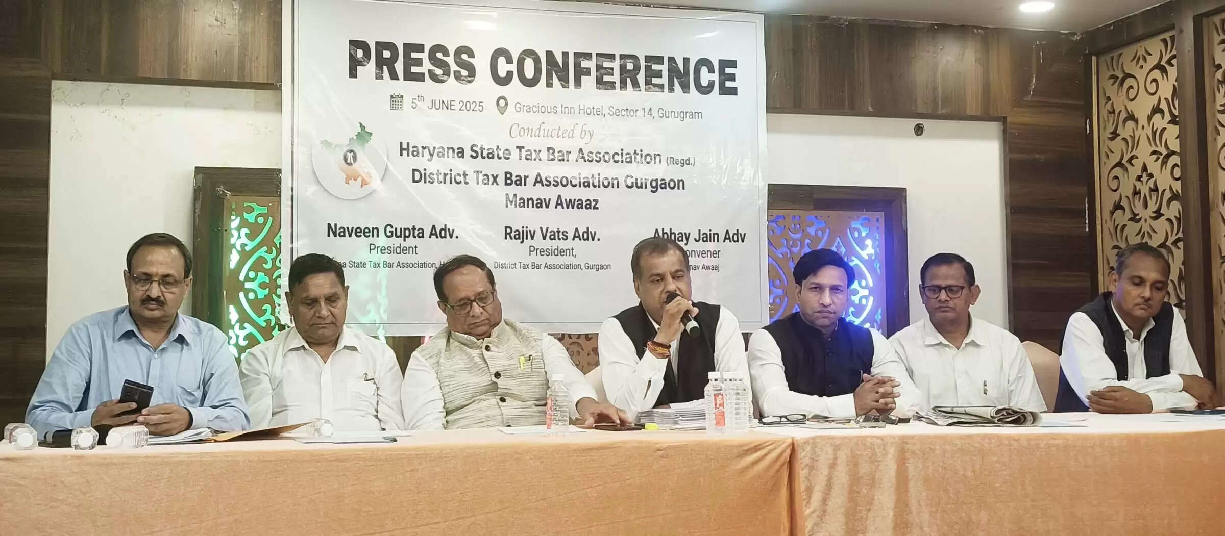 गुरुग्राम: इंस्पेक्टरी राज के भ्रष्टाचार के खिलाफ खड़ी हुई टैक्स बार एसोसिएशन