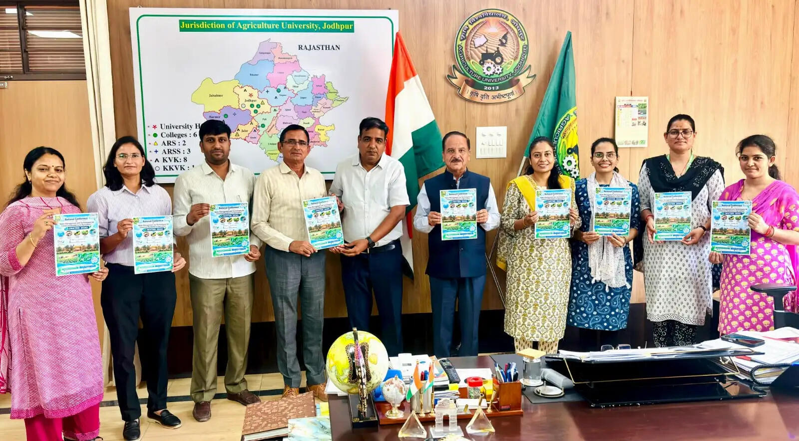 कृषि विवि में राष्ट्रीय सम्मेलन जल 2026 दस दिसंबर से