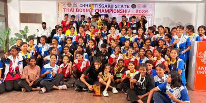 दंतेवाड़ा ने राज्य स्तरीय प्रतियोगिता में 33 स्वर्ण, 21 रजत एवं 15 कांस्य पदक जीते