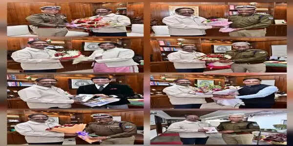 मुख्यमंत्री हेमंत सोरेन से कई अधिकारियों ने की मुलाकात, दी नव वर्ष की बधाई