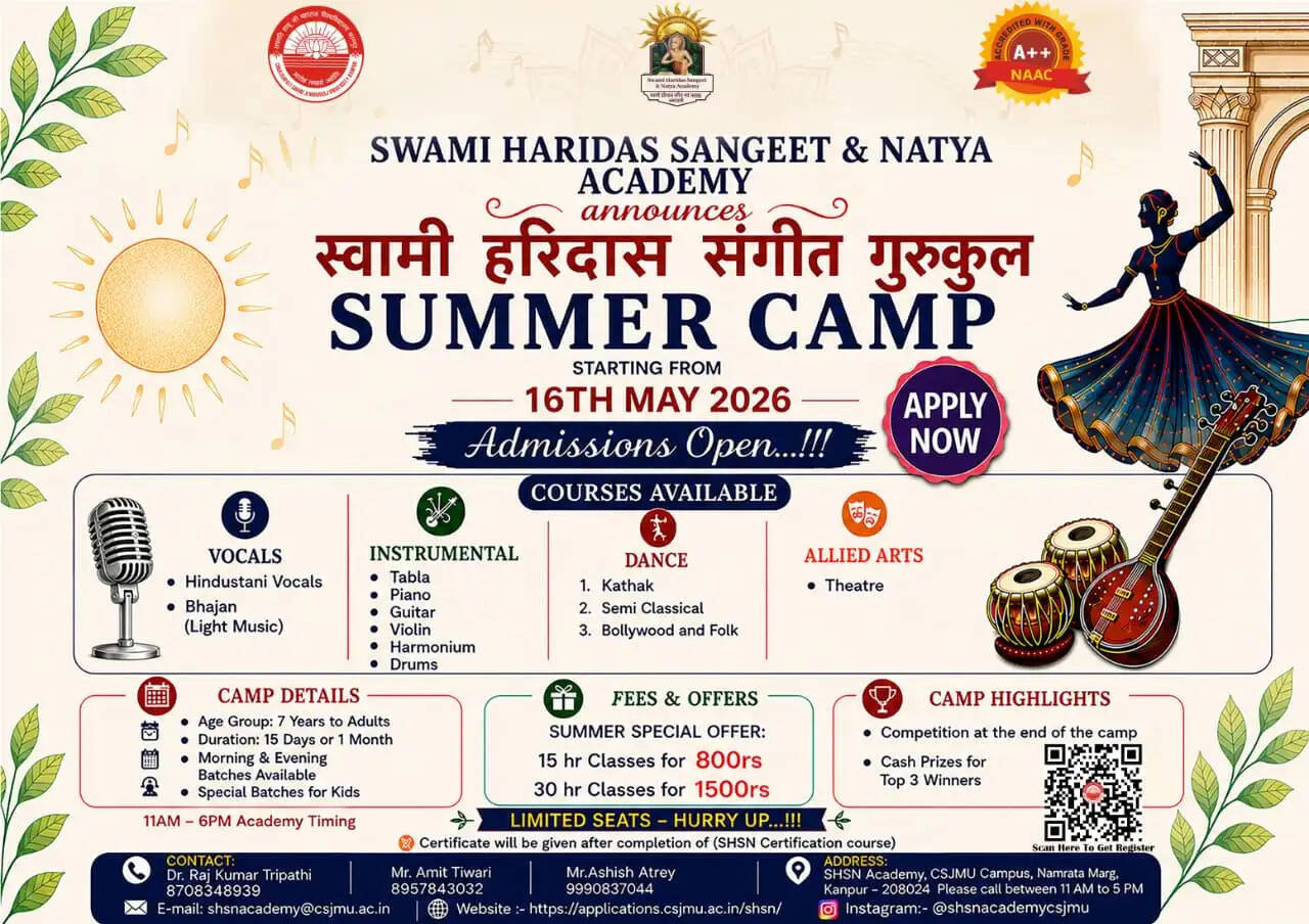 सीएसजेएमयू में शुरू होगा “स्वामी हरिदास संगीत गुरुकुल” समर कैंप