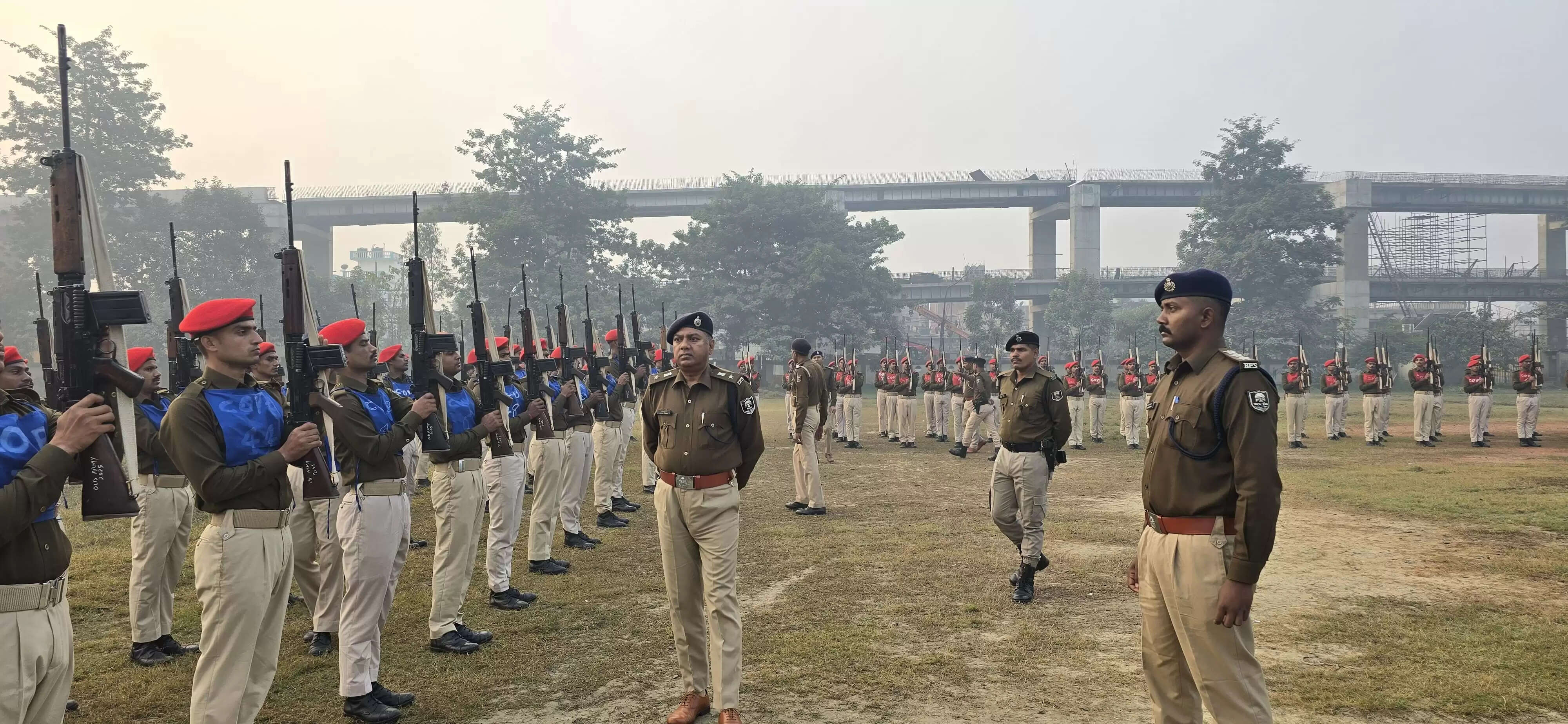 ग्रामीण एसपी ने प्रशिक्षु सिपाहियों को दिए प्रेरक निर्देश