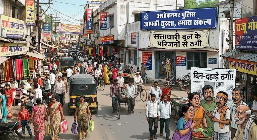 अशोकनगर में दिनदहाड़े लाखों की ठगी, भाजपा मंडल अध्यक्ष की मां को संकट का डर दिखाकर जेवर ले उड़े ठग