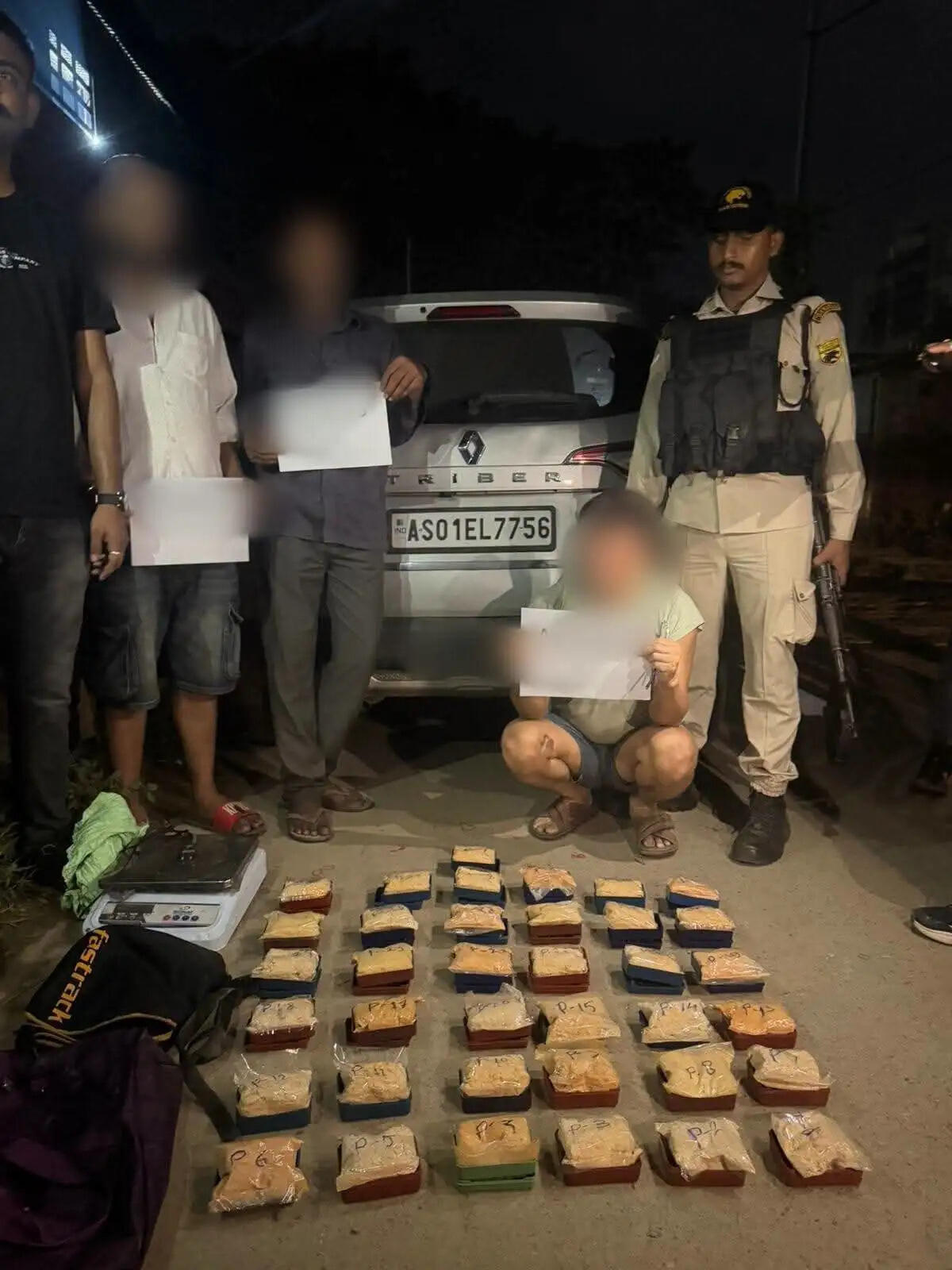 असम में तीन करोड़ की हेरोइन बरामद, तीन ड्रग तस्कर गिरफ्तार