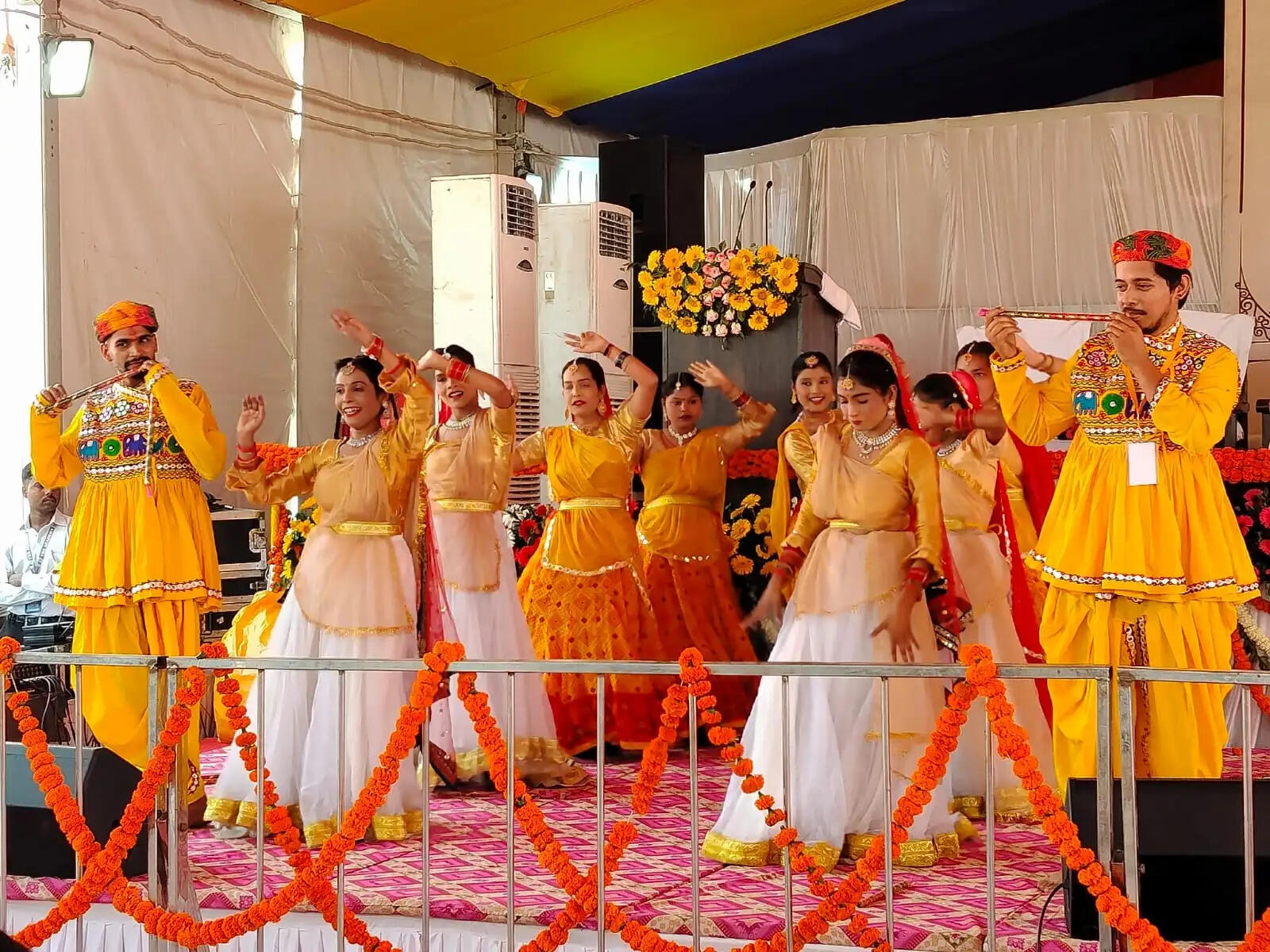 अंतरराष्ट्रीय त्रिपिटक पाठ व धम्म यात्रा, बलरामपुर में देश का सबसे ऊंचा धम्म ध्वज स्थापित