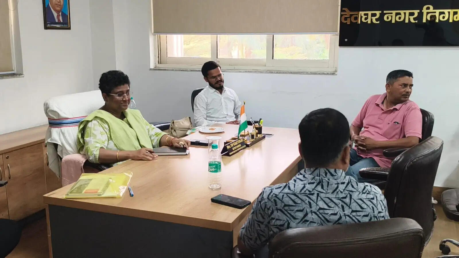 पानी की समस्या को लेकर उपमहापौर ने की वार्ड पार्षदों के साथ बैठक