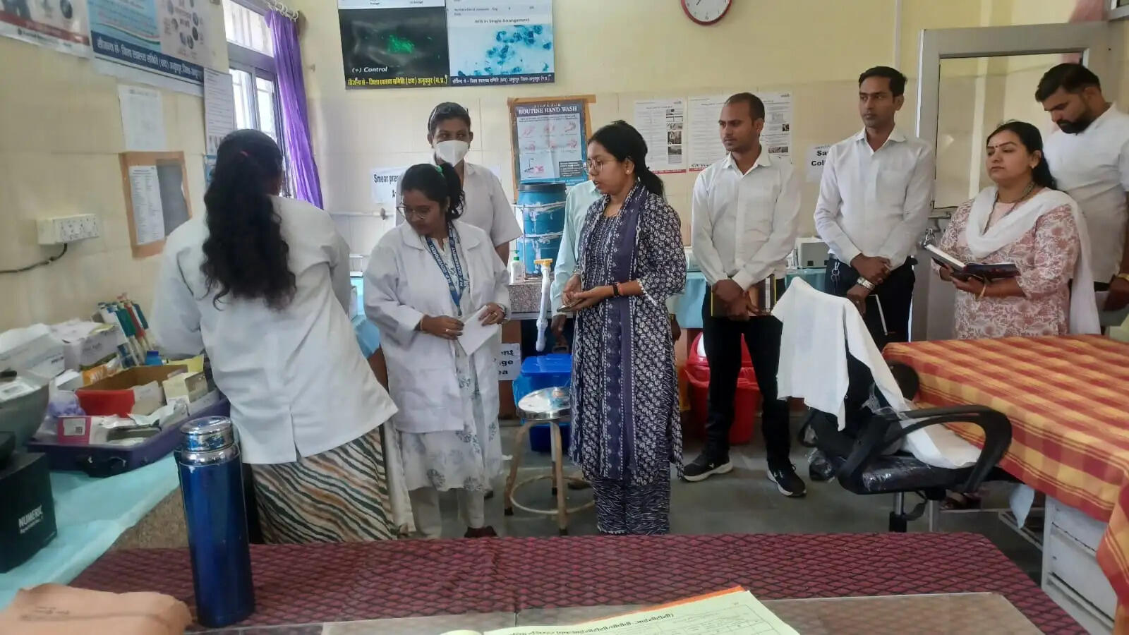 अनूपपुर: जिला पंचायत सीईओ ने लिया विभिन्न स्वास्थ्य केन्द्रों का जायजा