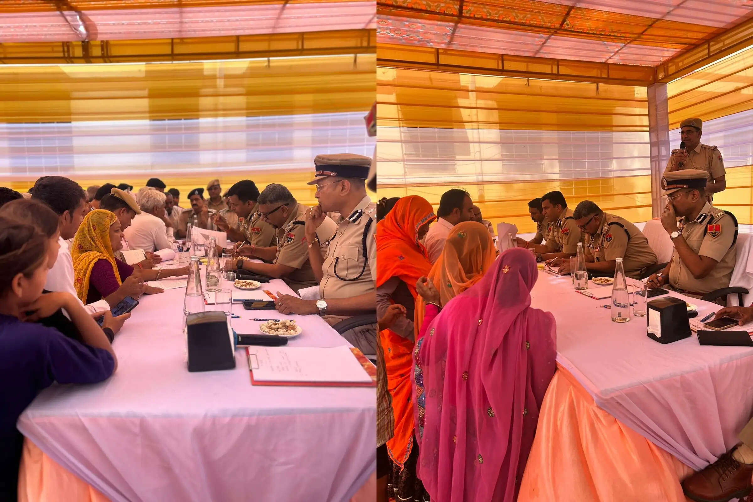 पुलिस कमिश्नर ने शिवदासपुरा थाने में सुनी आमजन की समस्याएं