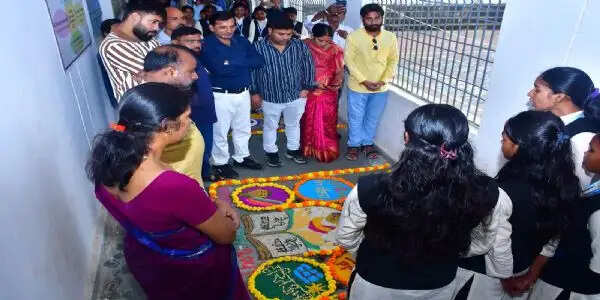 रामानुजगंज में जिलास्तरीय ‘रंगोली राष्ट्र’ प्रतियोगिता, राजपुर महाविद्यालय की टीम रही प्रथम