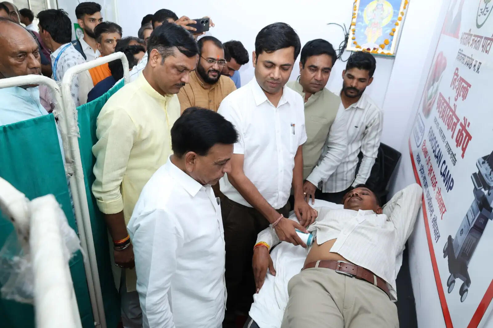 मप्रः भाजपा प्रदेश कार्यालय में निःशुल्क फाइब्रोस्कैन स्वास्थ्य शिविर का शुभारंभ,&nbsp;उप मुख्यमंत्री&nbsp;देवड़ा ने किया उद्घाटन