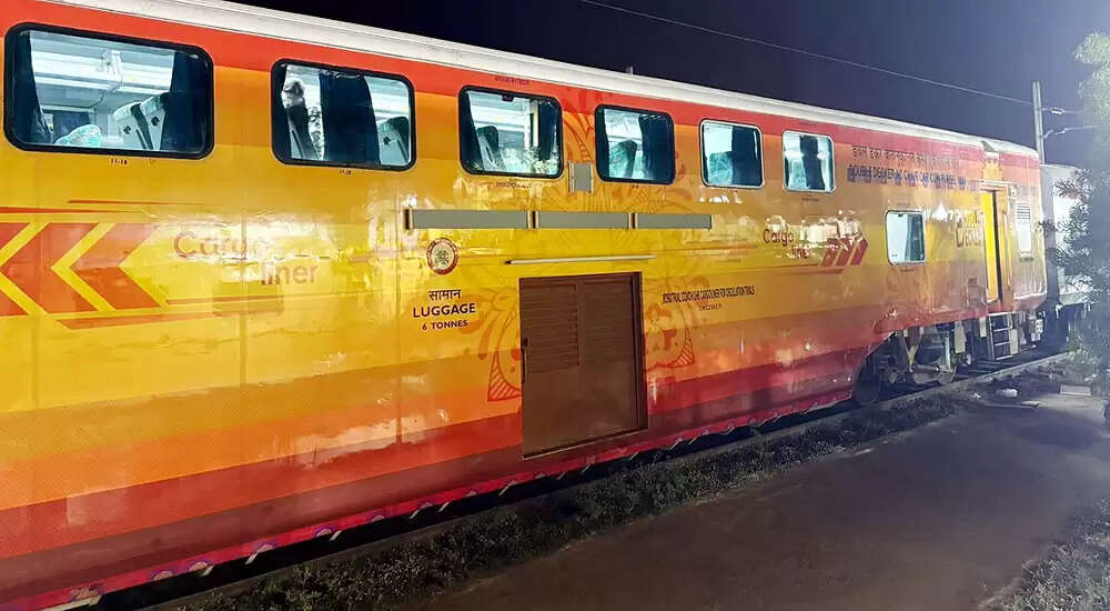 कोटा-सवाई माधोपुर खण्ड पर डबल डेकर कोच का गति परीक्षण&nbsp;