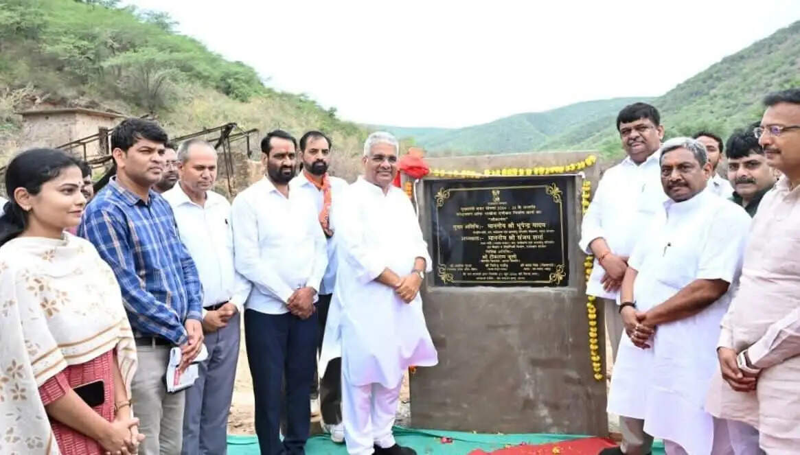 अलवर को मिली जल संरक्षण परियोजनाओं की सौगात, भाखेड़ा एनीकट का लोकार्पण और जयसमंद नहर पक्कीकरण कार्य का शिलान्यास