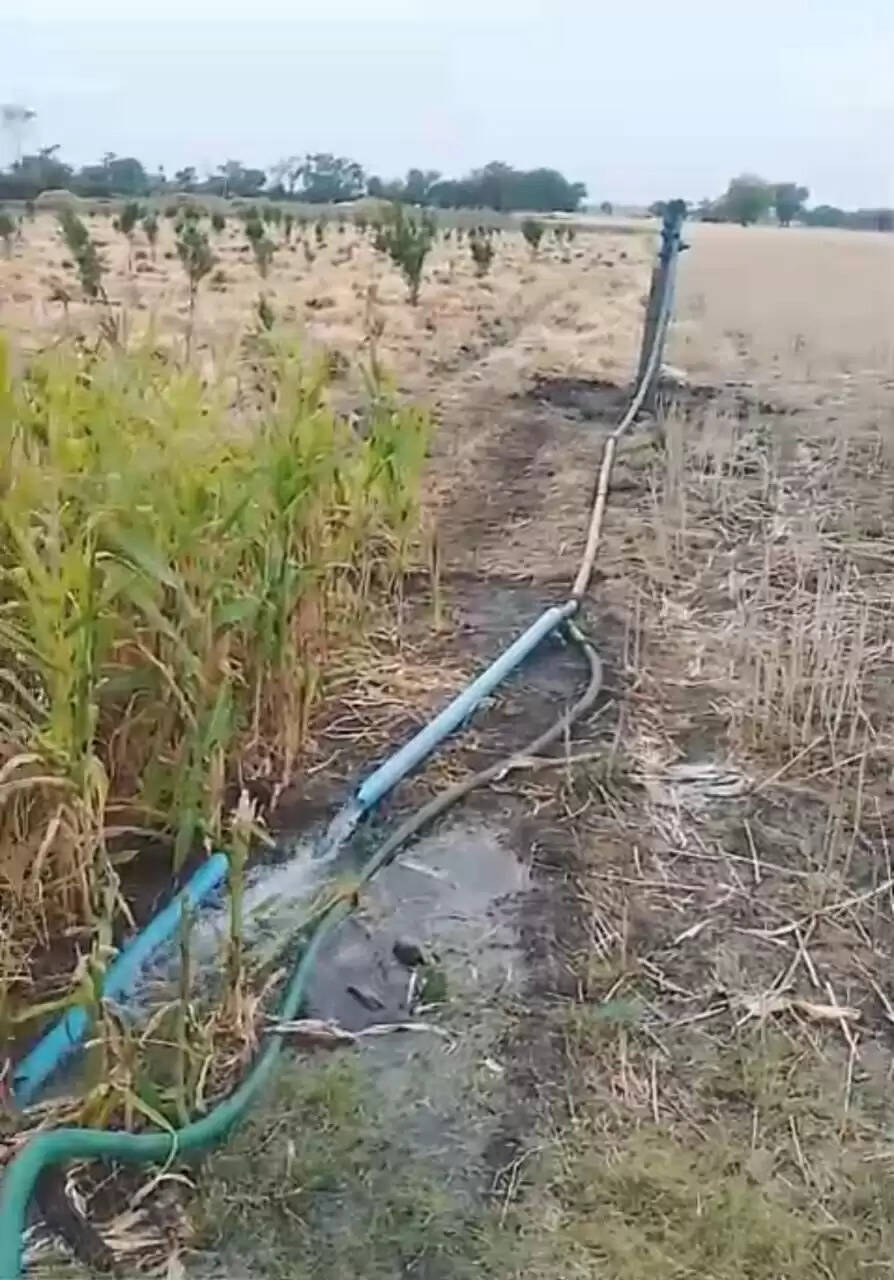 राजगढ़ःपेयजल लाइन का वाॅल्व तोड़कर खेत में सिंचाई करने वाले आरोपित पर केस दर्ज