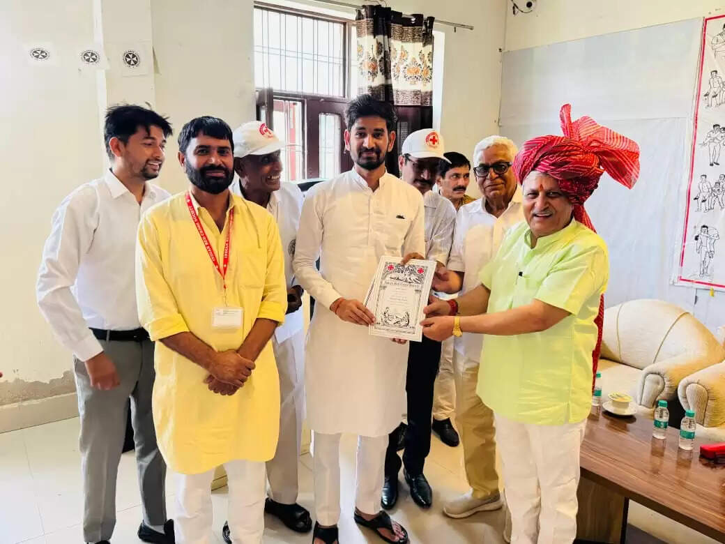 नारनौल रेड क्रॉस सोसाइटी में उपकरणों की नहीं रहेगी कमी: महेश जोशी