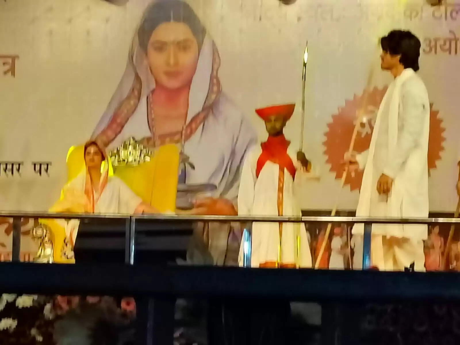 कर्मयोगिनी माता अहिल्या का राम जन्मभूमि परिसर में हुआ मंचन