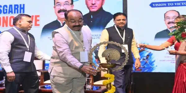 छत्तीसगढ़ के पहले स्पोर्ट्स कॉन्क्लेव का उप मुख्यमंत्री अरुण साव&nbsp;&nbsp;ने&nbsp;किया&nbsp;शुभारंभ, खेल विकास की रणनीति पर मंथन