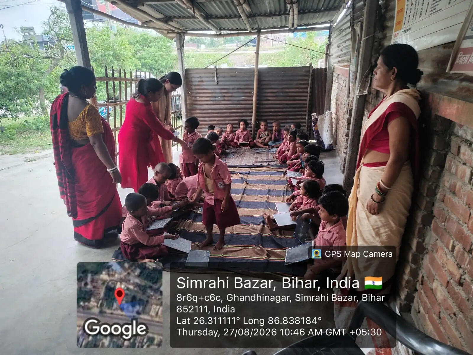 राघोपुर के सात आंगनबाड़ी केंद्रों में बच्चों की शत-प्रतिशत उपस्थिति का निर्देश