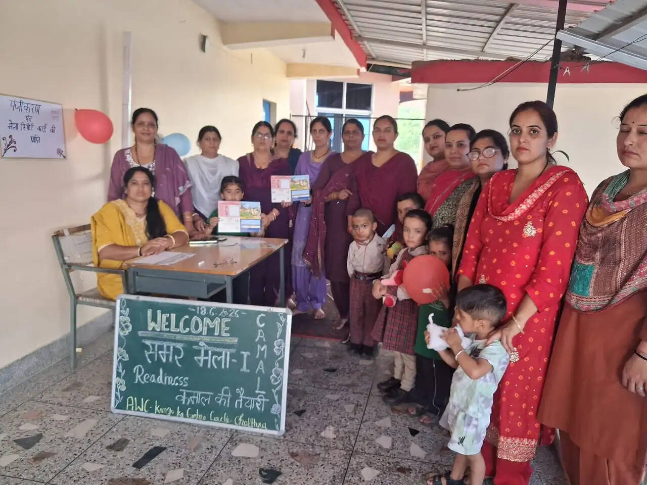 कमाल की तैयारी-2026 के तहत तीन आंगनवाड़ी सह प्री-स्कूलों में सजा समर मेला