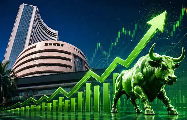 हरे निशान पर खुला घरेलू शेयर बाजार, सेंसेक्स 763 अंक उछला