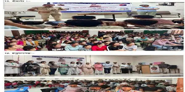 नशे के खिलाफ राजस्थान पुलिस की लक्ष्मण रेखा: 5 हजार 410 लोगों ने लिया नशामुक्त राजस्थान का संकल्प