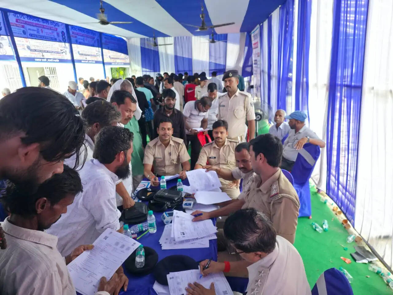 लोक अदालत में 190 चालानों के निष्पादन में जमा हुए 6 लाख 10 हजार की राशि