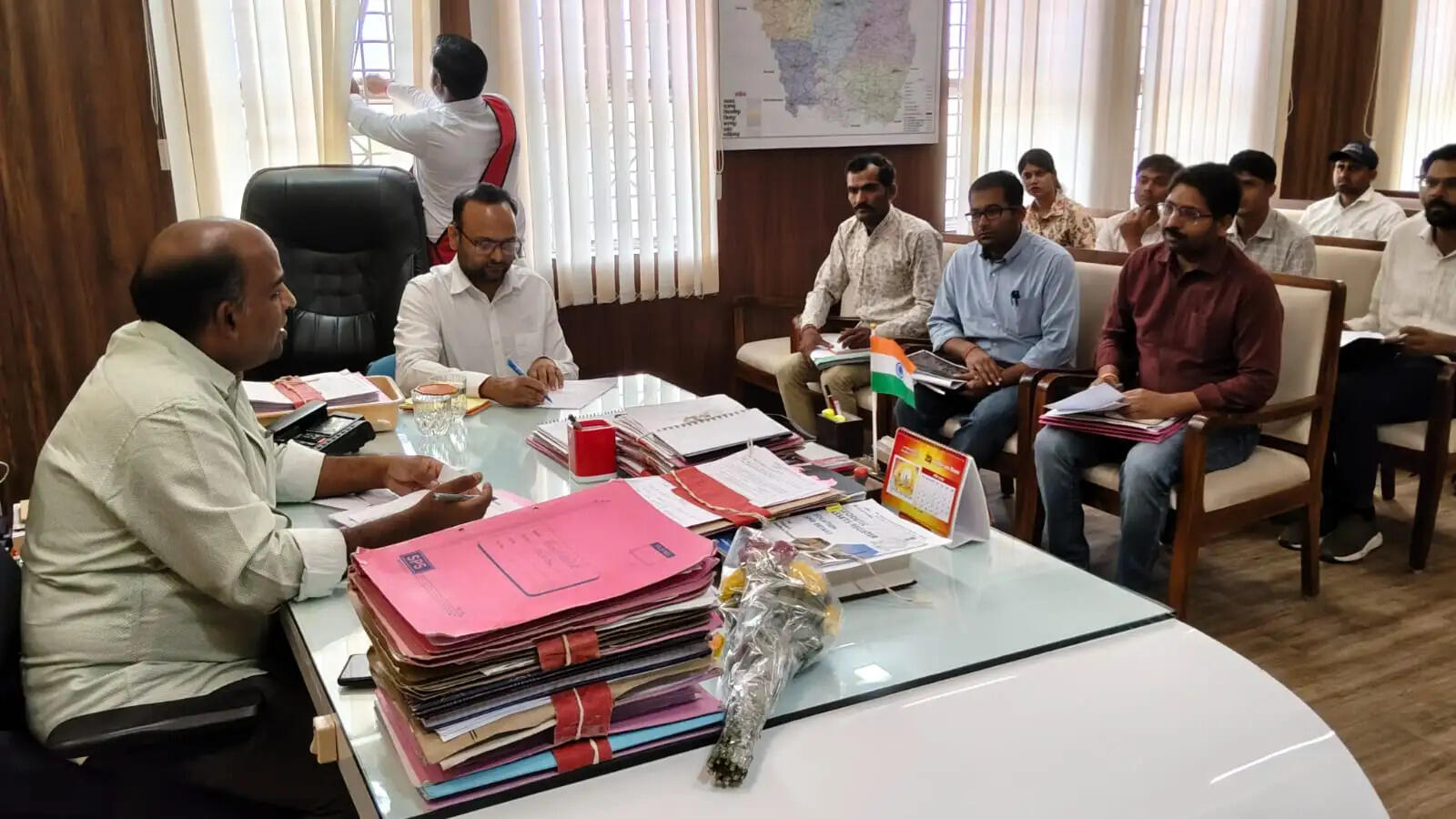 राजगढ़ः संवाद से समाधान कार्यक्रम आयोजित, जल निगम की लापरवाही पर कलेक्टर ने जताई नाराजगी