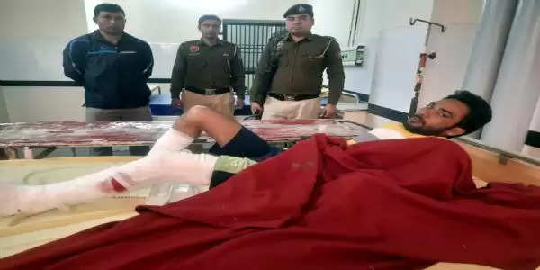 दिल्ली पुलिस के हेड कांस्टेबल की हत्या में वांछित बदमाश पुलिस मुठभेड़ में गिरफ्तार