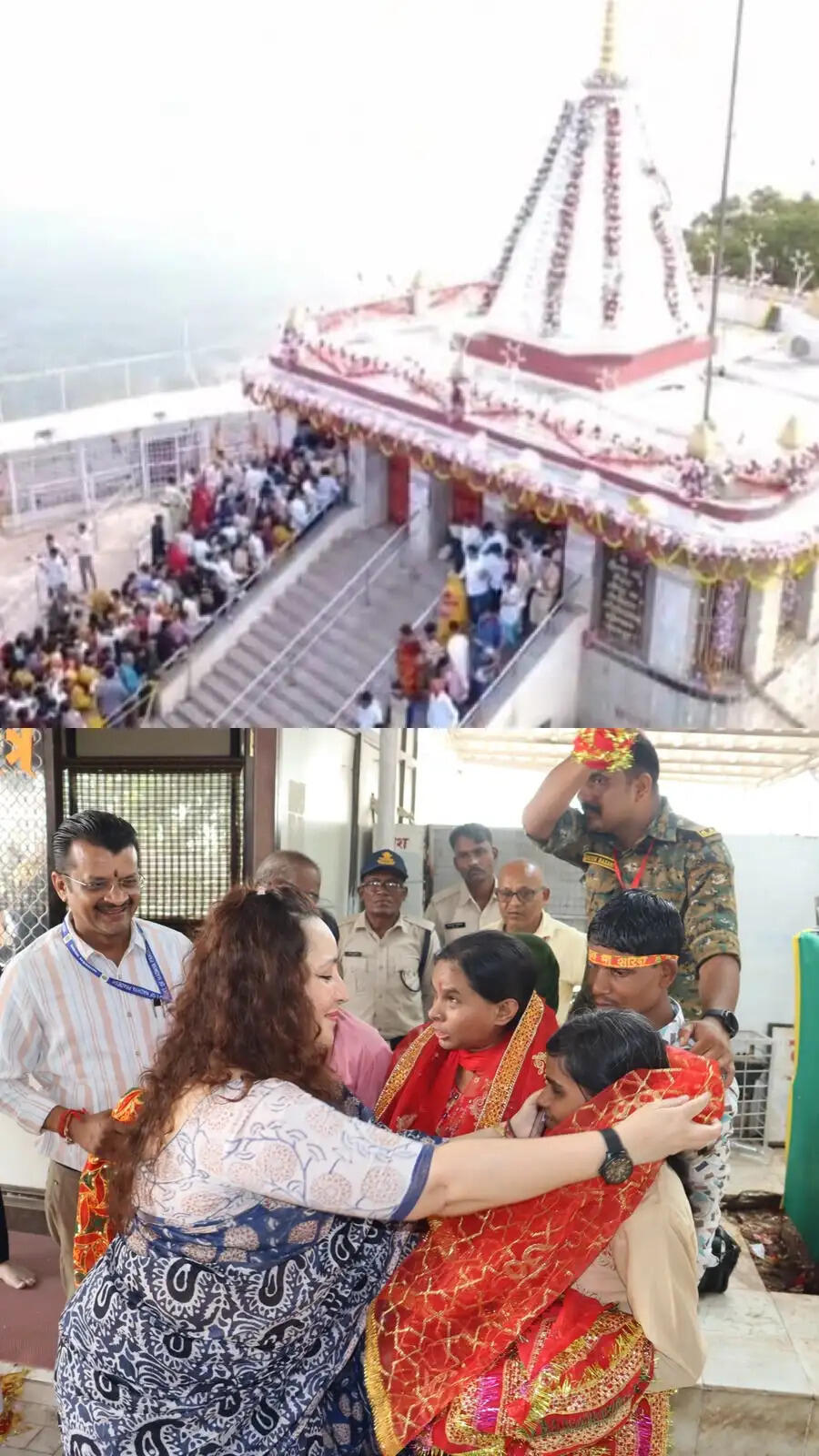 मैहर में मां शारदा के दरबार में उमड़ा आस्था का सैलाब,&nbsp;लाखाें&nbsp;श्रद्धालुओं ने किए दर्शन
