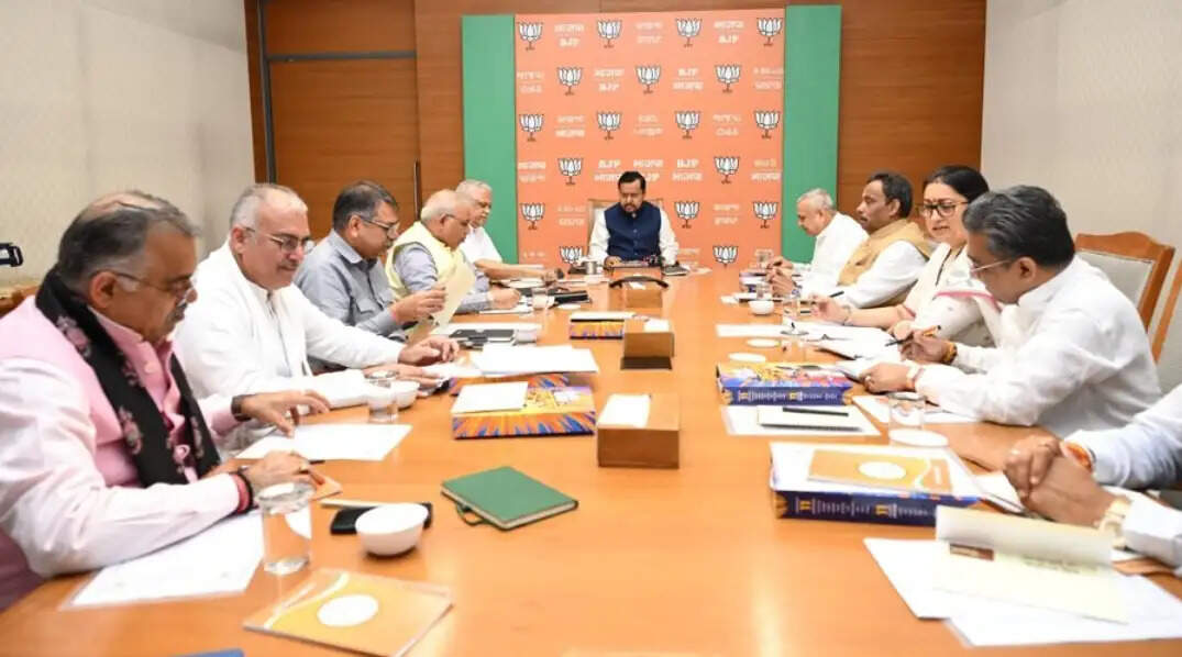 भाजपा अध्यक्ष नितिन नवीन की राष्ट्रीय महामंत्रियों के साथ बैठक, संगठन और चुनावी रणनीति पर मंथन