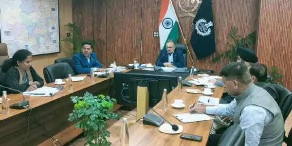 पुलिस महानिदेशक राजीव कुमार शर्मा ने पुलिस भर्ती तैयारियों की समीक्षा