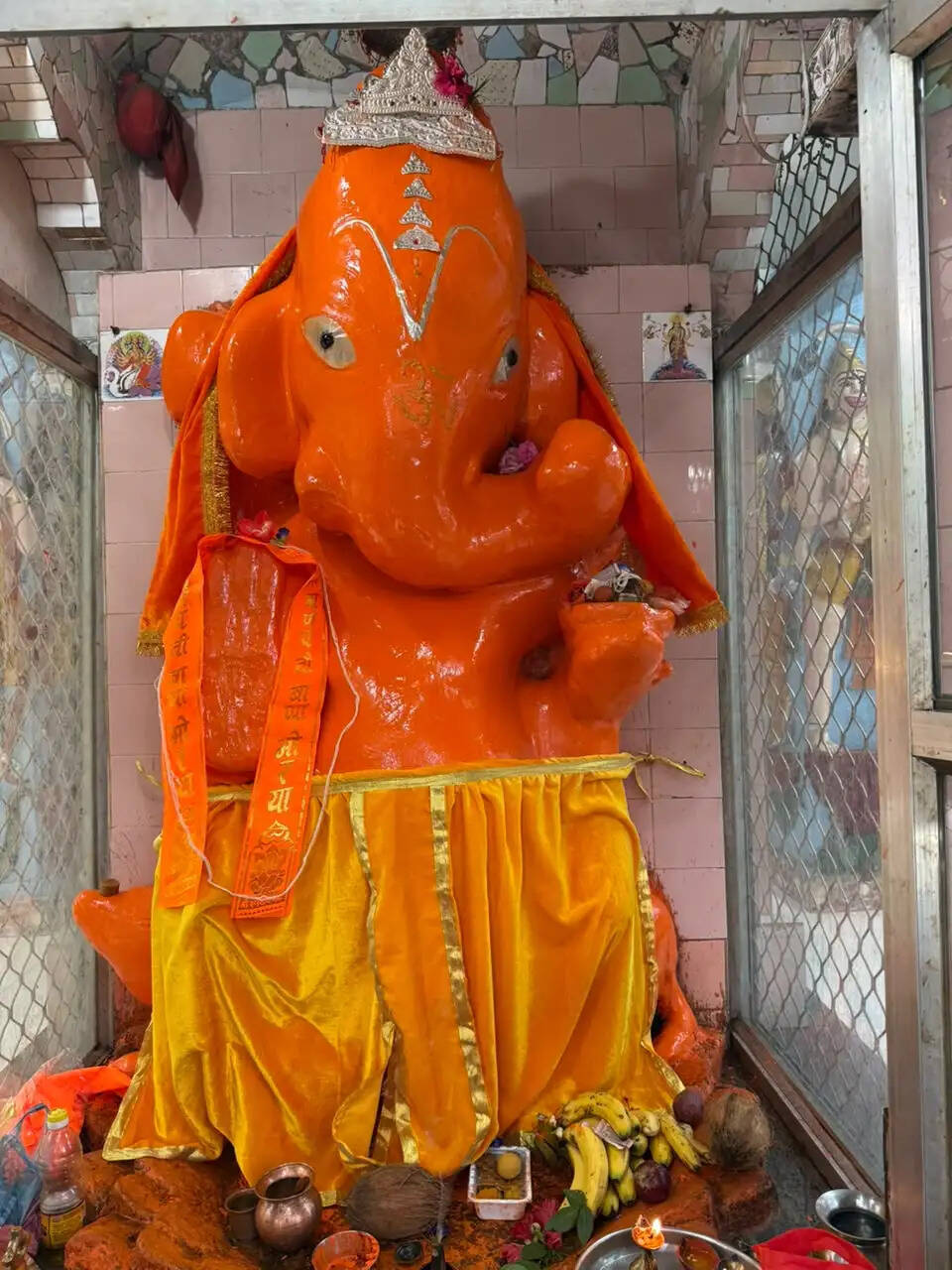 अनूपपुर: नर्मदा दर्शन से पहले धरहर के गणेश मंदिर में मत्था टेकते हैं श्रद्धालु
