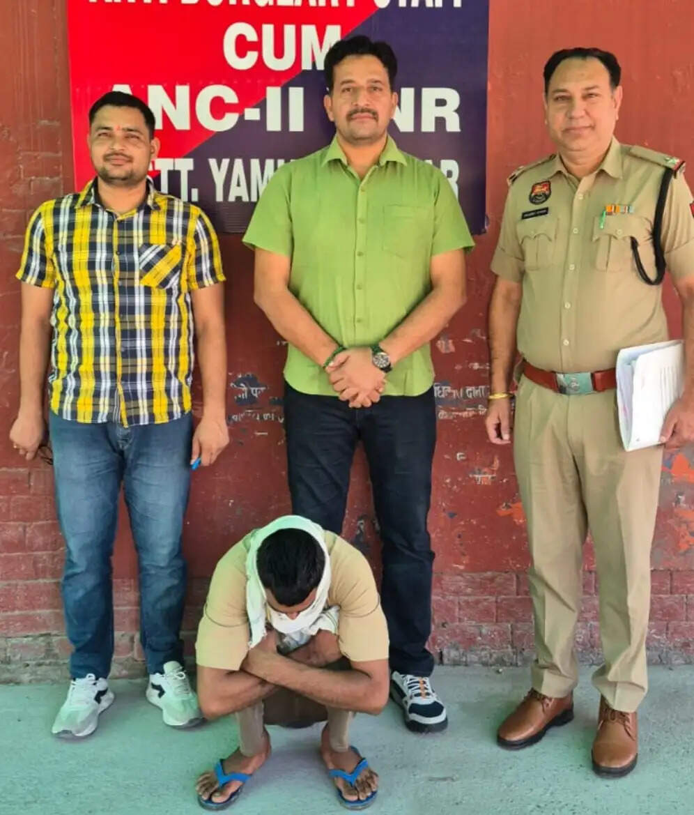 यमुनानगर:चोरी का आरोपी गिरफ्तार, डेढ तोले सोना बरामद