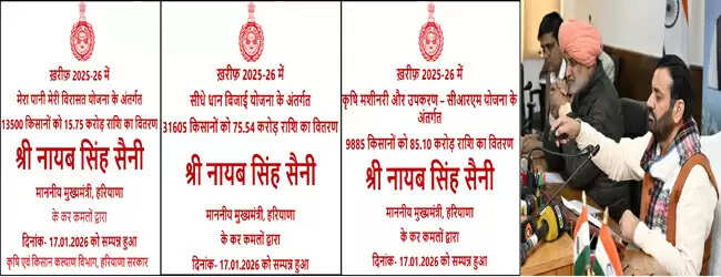 प्रदेश के लाखों किसानों व महिलाओं के खाते में 858 करोड़ डाले