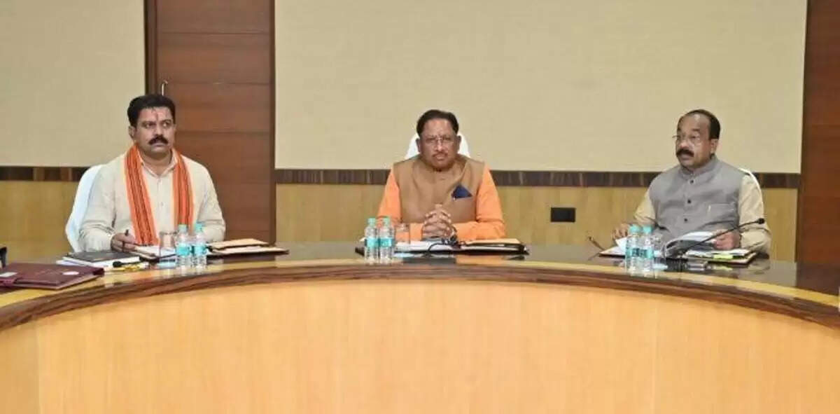 रायपुर : मुख्यमंत्री साय कैबिनेट की बैठक चार जून को