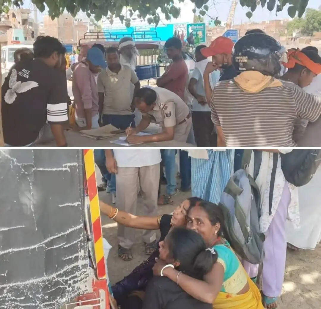 नवादा में ट्रक की चपेट में आने से महिला की मौत, पति घायल