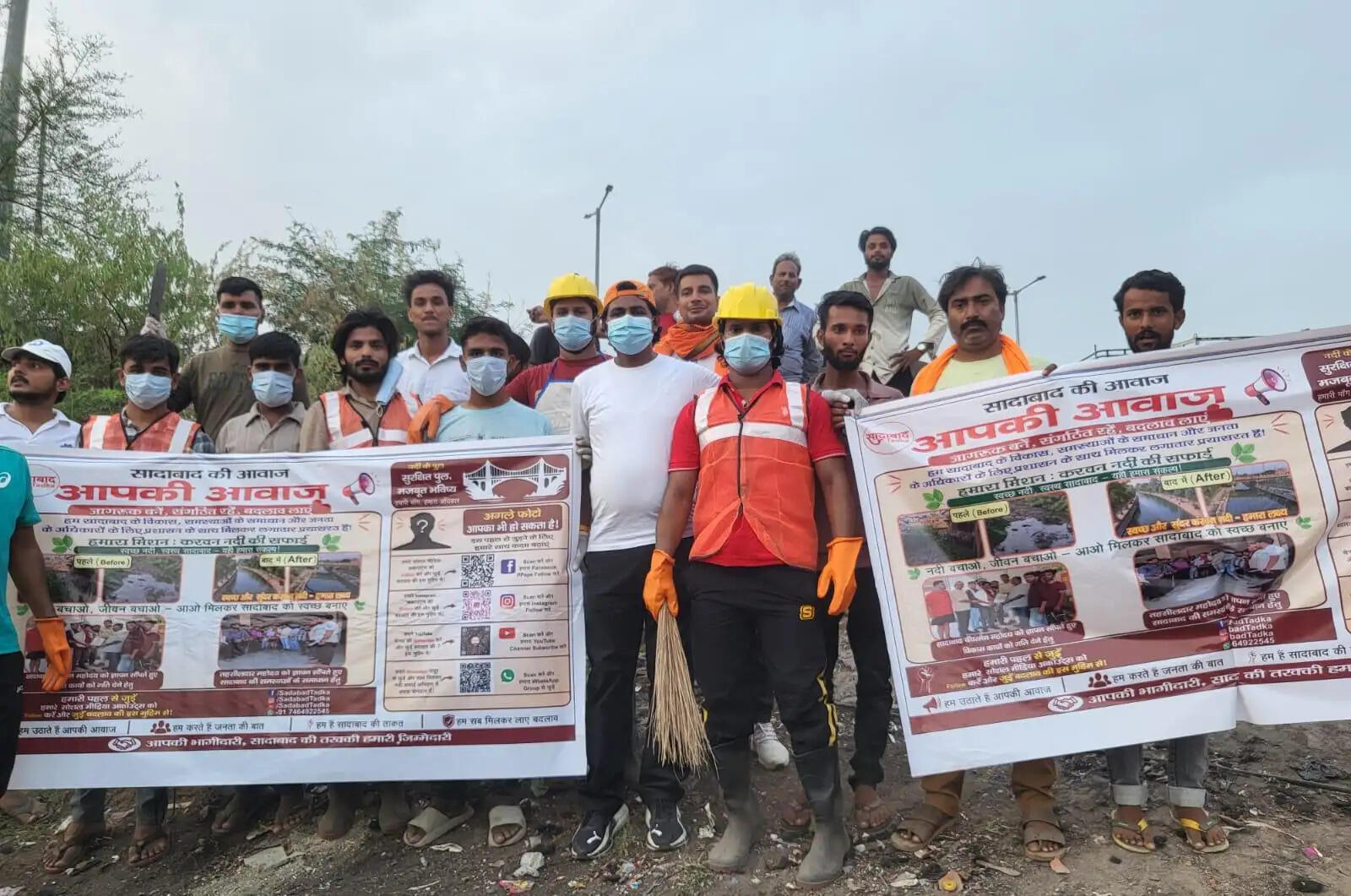 युवाओं ने शुरू किया करवन नदी सफाई अभियान, मुख्यमंत्री से लगाई संरक्षण की गुहार