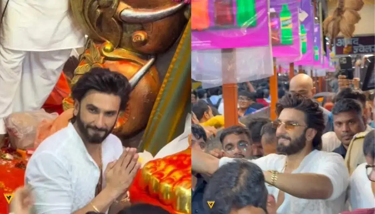 रणवीर सिंह की नई पारी से पहले लिया लालबागचा राजा का आशीर्वाद