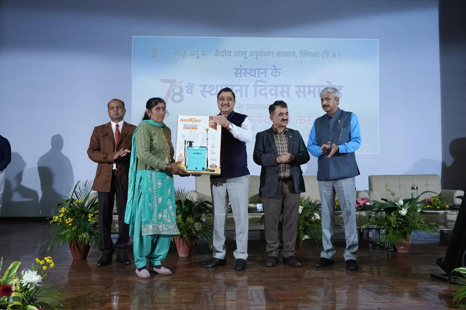 सीपीआरआई के 78वें स्थापना दिवस पर किसान और वैज्ञानिक सम्मानित