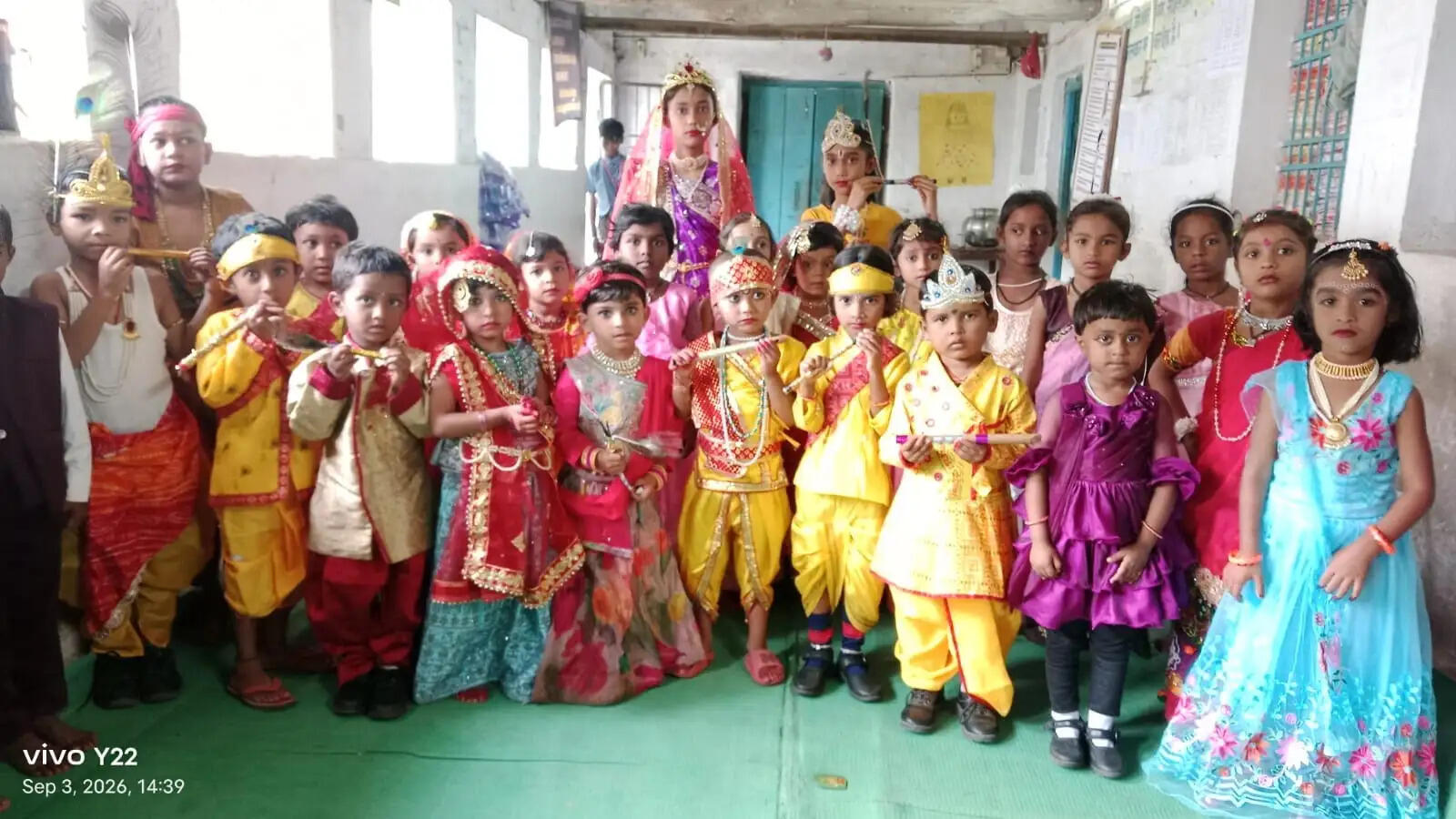 गुरुकुल विद्यासागर विद्यालय लोहरसी में धूमधाम से मनी श्रीकृष्ण जन्माष्टमी