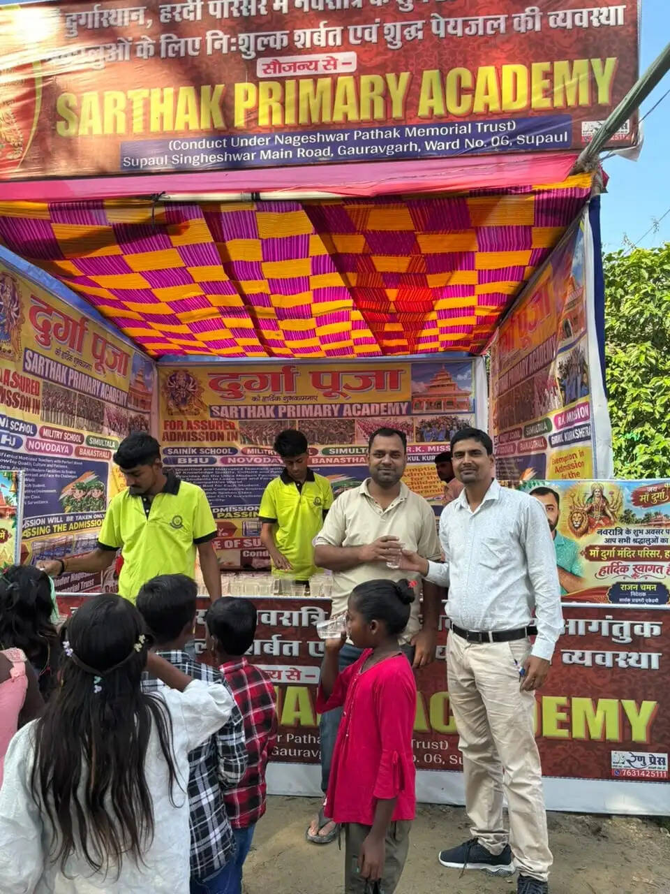 मां का आशीर्वाद ही जीवन की सबसे बड़ी शक्ति : राजन चमन, मां दुर्गा के दरबार में तीसरे वर्ष भी सेवा का संकल्प