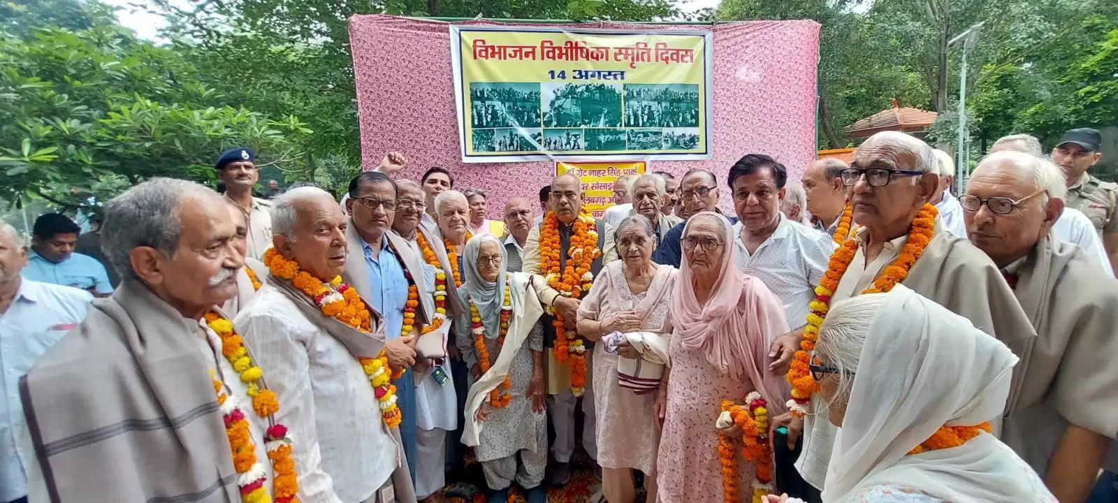 कैबिनेट मंत्री मूलचंद शर्मा ने सुनी विभाजन की कहानी सुनी बुजुर्गाे की जुबानी