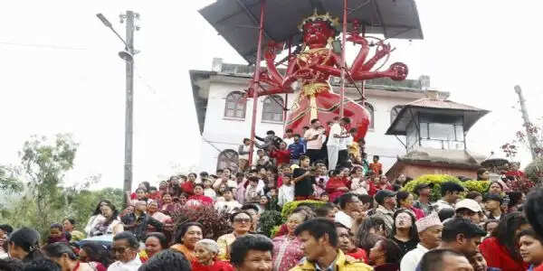 नेपाल के बनेपा में चण्डेश्वरी जात्रा उत्सव की धूम