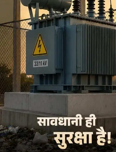 ट्रांसफार्मर के पास ना फेंके सूखी घास या कचरा, आग लगने का कारण बन सकती हैं - पूविविनि