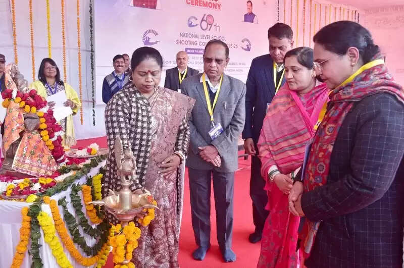 भोपाल में 69वीं राष्ट्रीय स्तरीय शालेय क्रीड़ा राइफल शूटिंग प्रतियोगिता 2025–26 का शुभारंभ