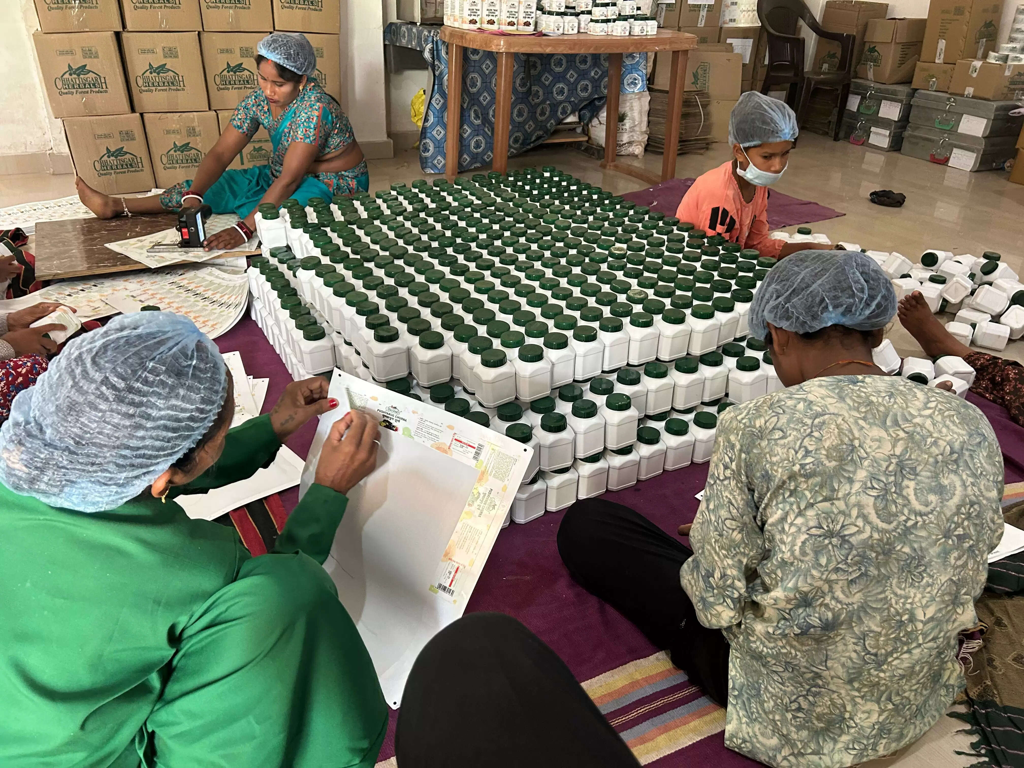 कोरबा : महिला शक्ति और वनोपज का सशक्त उदाहरण बना हरिबोल स्व सहायता समूह