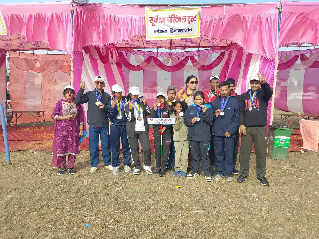 अन्तर्राज्यीय स्पेशल स्कूल स्पोर्ट्स मीट में धर्मशाला के सूर्य उदय चेरिटेबल ट्रस्ट के बच्चों ने जीते 18 पदक