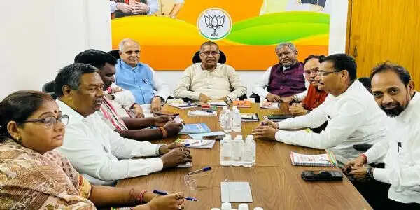 भाजपा प्रदेश चुनाव समिति की बैठक में फैसला, पार्टी लड़ेगी राज्यसभा चुनाव